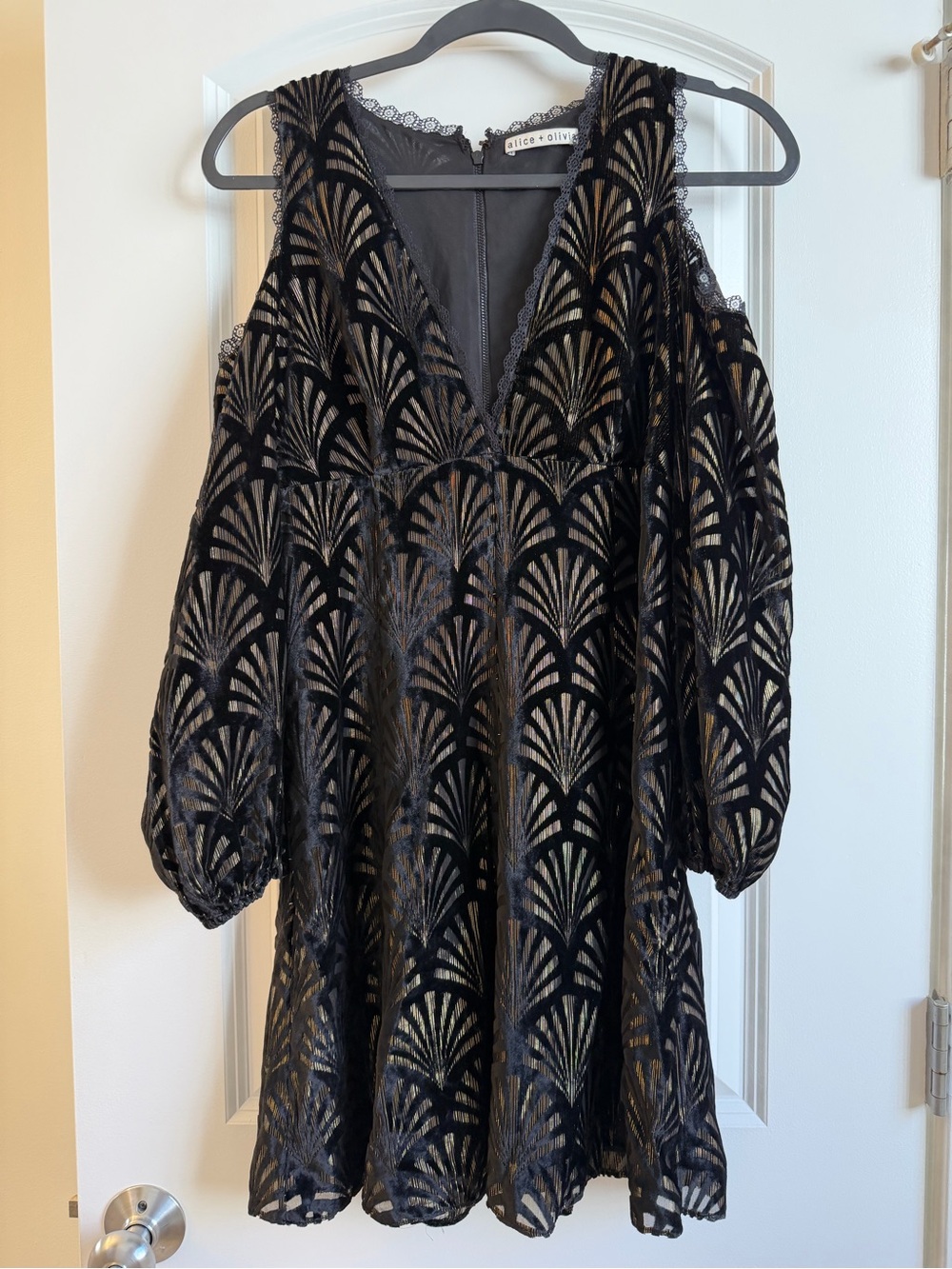 Alice & Olivia “Cold Shoulder” Party Dress